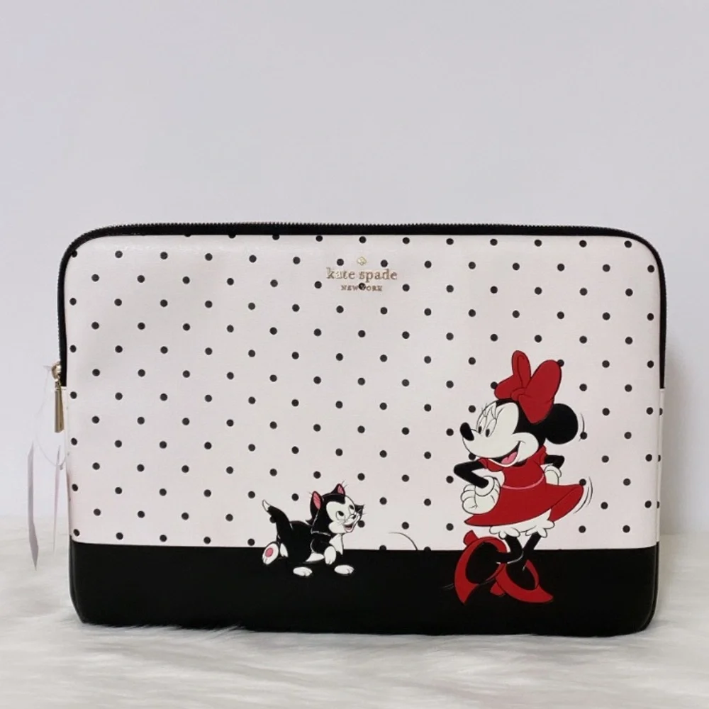 NWT💃Kate Spade Disney X kate spade minnie mouse universal laptop sleeve - Picture 1 of 10